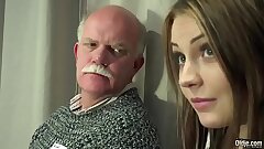 Old Young Porn Teen Gangbang by Grandpas pussy fucking fingering gagging